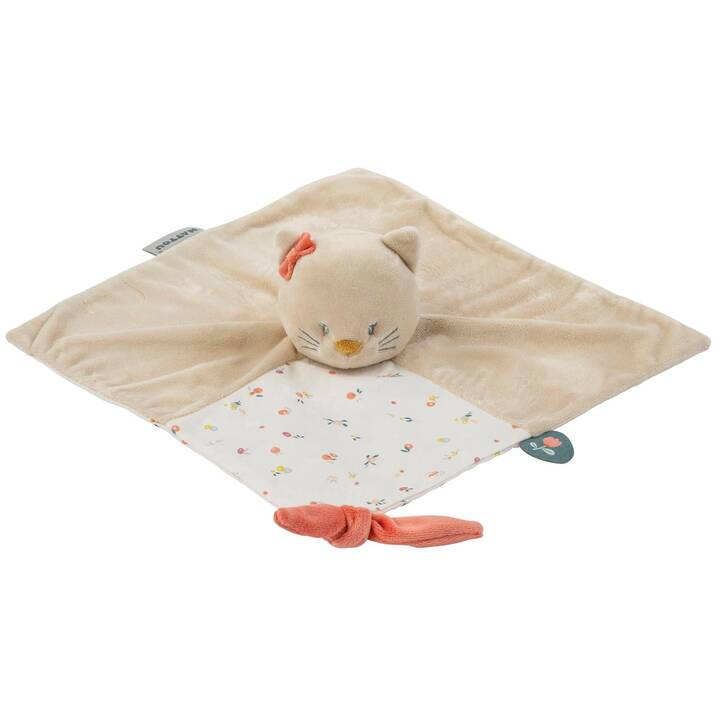 Nattou Plüscheinband Für Gesundheitsheft - Katze Lana Design Mit Reißverschluss 25x16cm