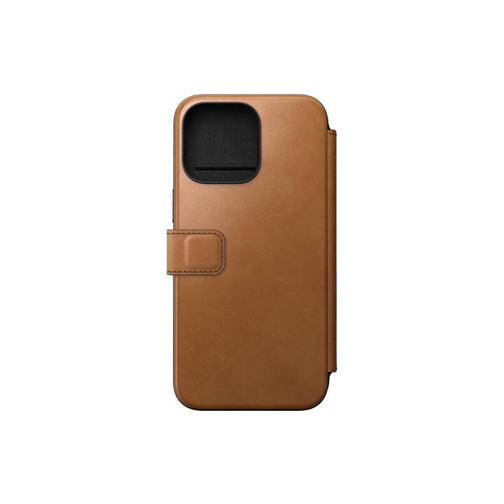 NOMAD GOODS Flipcover Modern (iPhone 15 Pro Max, Beige)