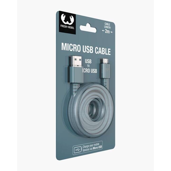 FRESH 'N REBEL Kabel (Micro USB, USB Typ-A, 2 m)