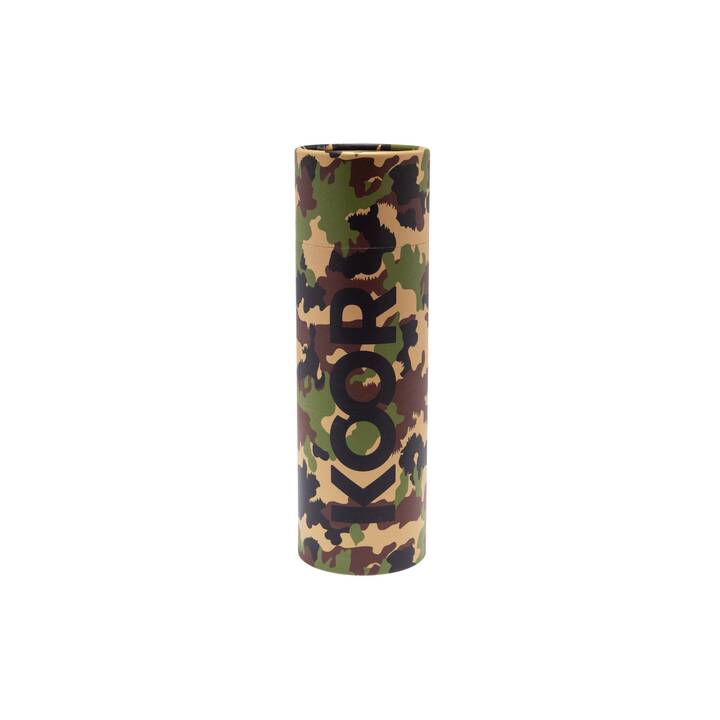 KOOR Bottiglia sottovuoto Camouflage (500 ml, Caramello, Multicolore)