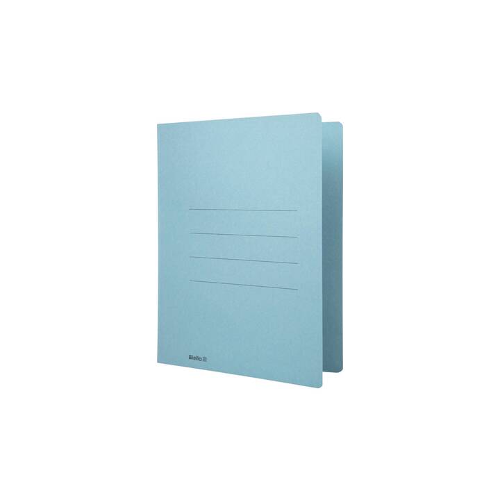 BIELLA Dossiers chemises (Bleu, A4, 100 pièce)