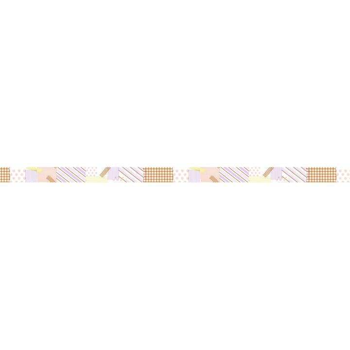 URSUS Washi Tape Set Patchwork (Mehrfarbig, 10 m)