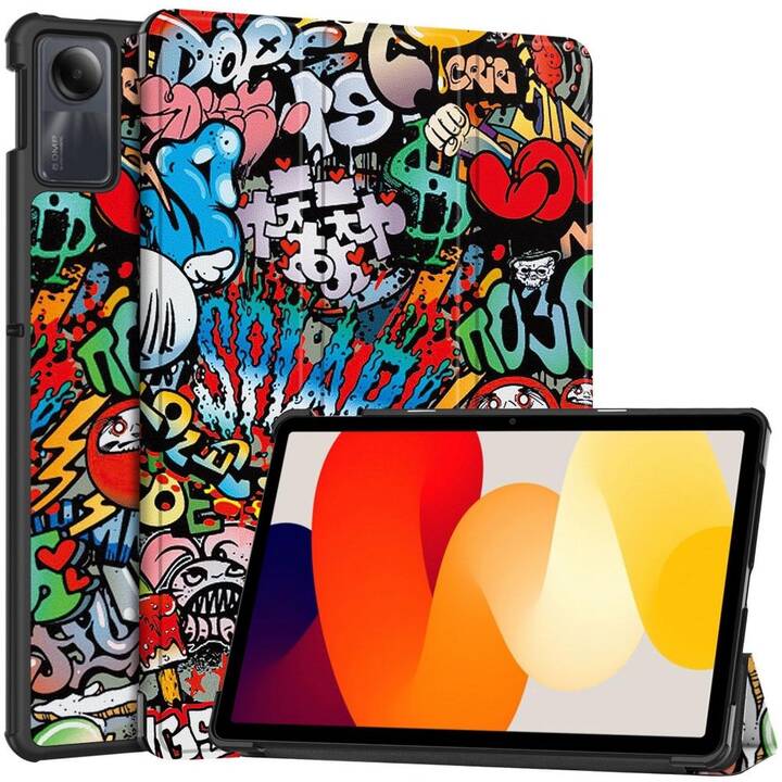 EG Custodia (11", Redmi Pad SE, Arte, Multicolore)