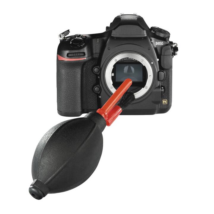 HAMA Kit per pulizia della fotocamera (Nero, Rosso)