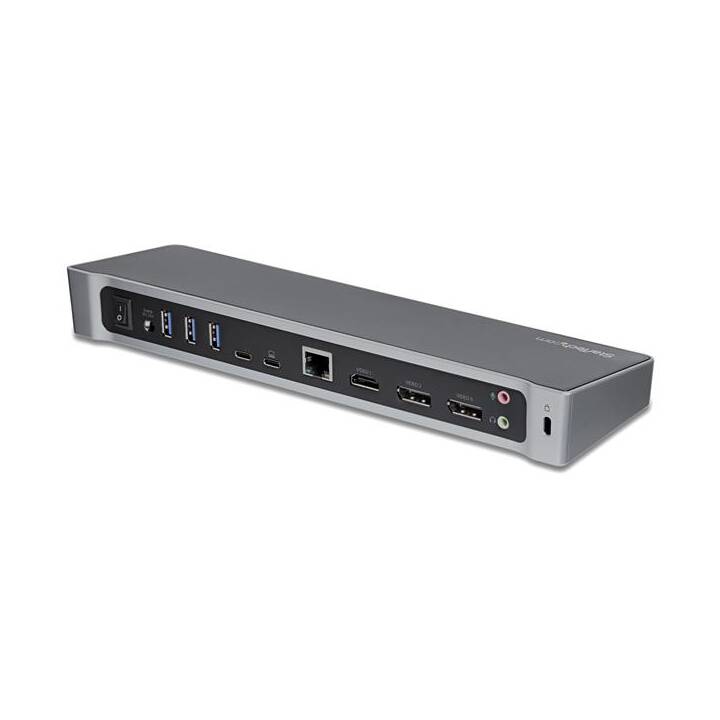 STARTECH.COM Dockingstation (2 x DisplayPort, HDMI, 4 x USB 3.0 Typ-A, RJ-45 (LAN))