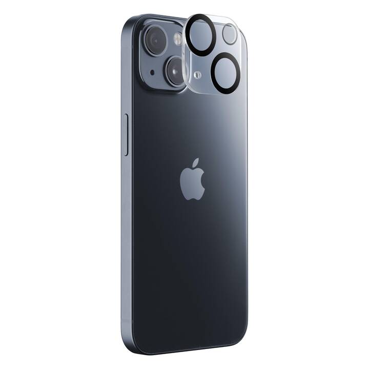 CELLULAR LINE Vetro di protezione della telecamera (iPhone 15, iPhone 15 Plus, 1 pezzo)