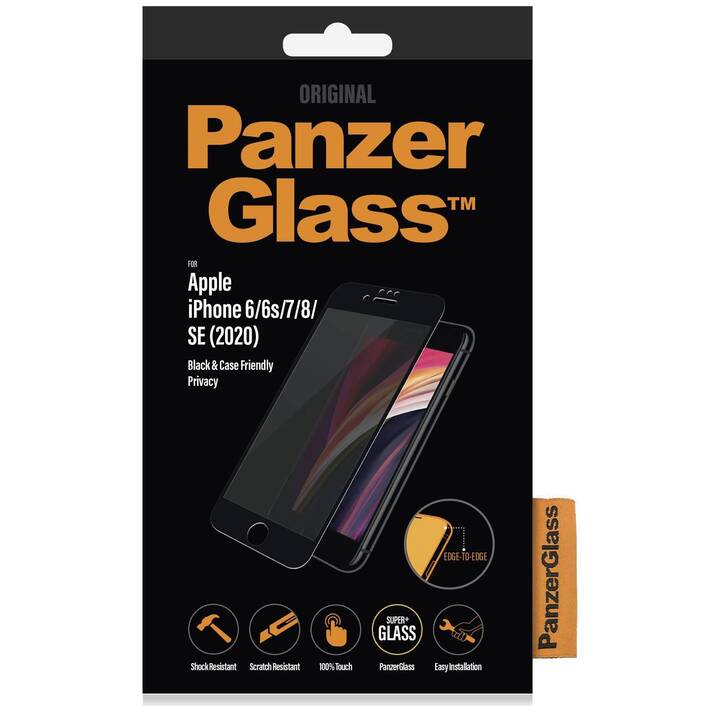PANZERGLASS Vetro protettivo da schermo Case Friendly (iPhone 6s, iPhone 7, iPhone 6, iPhone SE 2020, iPhone 8, 1 pezzo)