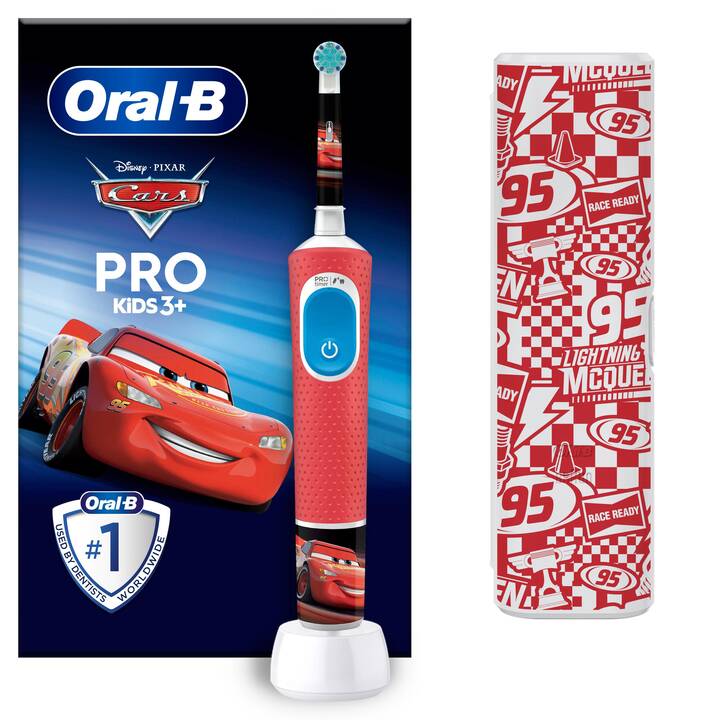 ORAL-B Pro Kids Cars (Rot, Blau, Weiss)