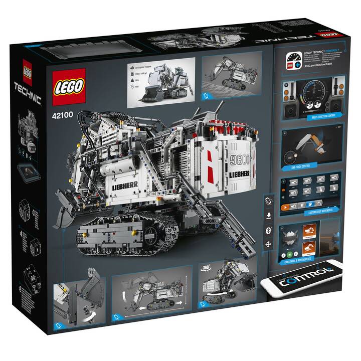 LEGO Technic La pelleteuse Liebherr R 9800 (42100) Interdiscount