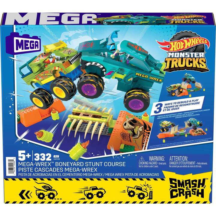 MEGA CONSTRUX Hot Wheels Smash-und-Crash-Mega-Wrex (332 x)