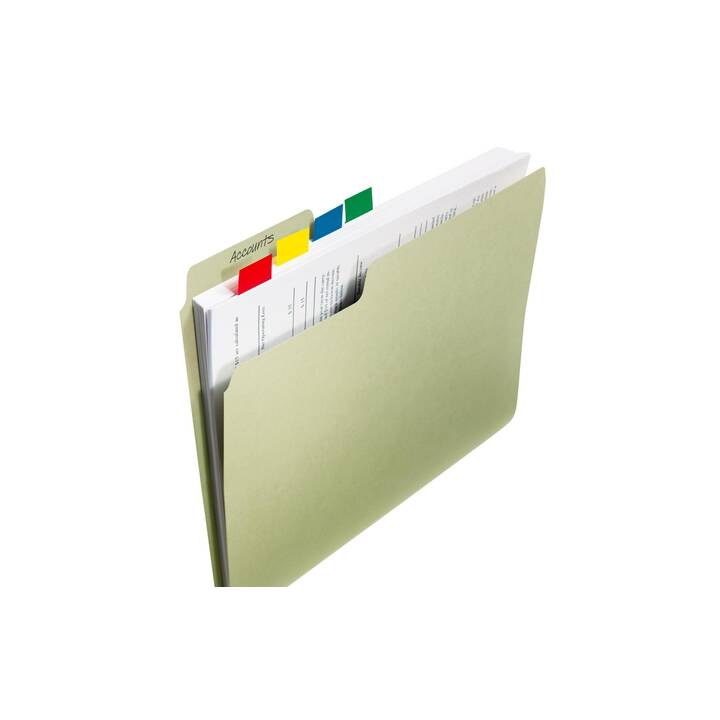 POST-IT Blocchetti memo Index Standard (2 x 50 foglio, Rosso)