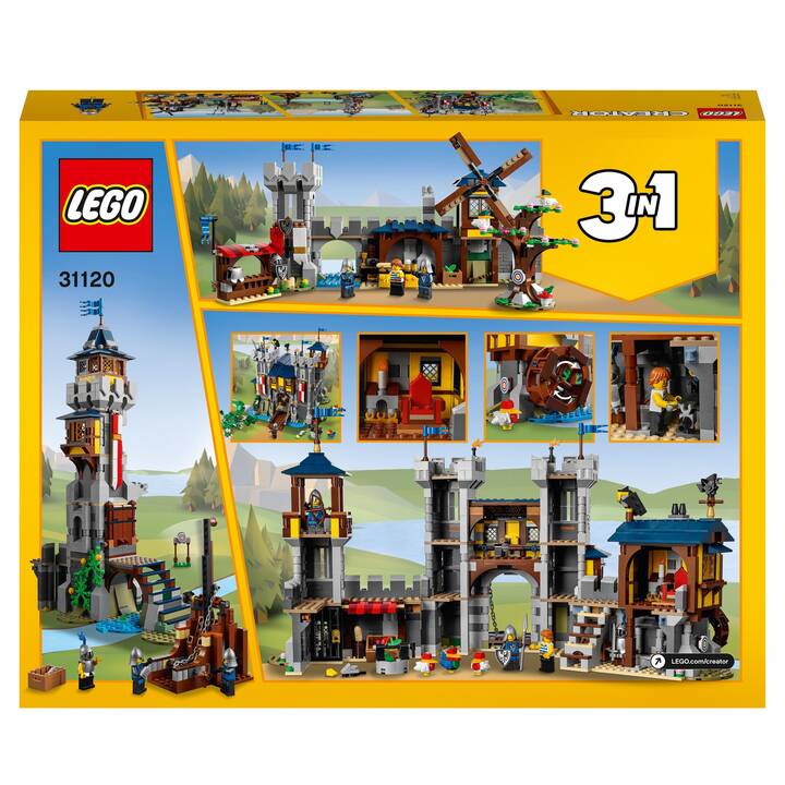 LEGO Creator 3-in-1 Le château médiéval (31120, Difficile à trouver)