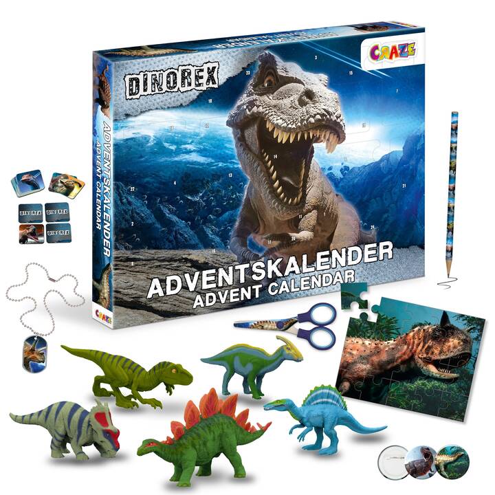 CRAZE Tiere DINOREX  Spielwaren Adventskalender