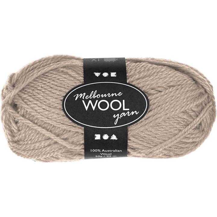 CREATIV COMPANY Wolle (50 g, Beige)