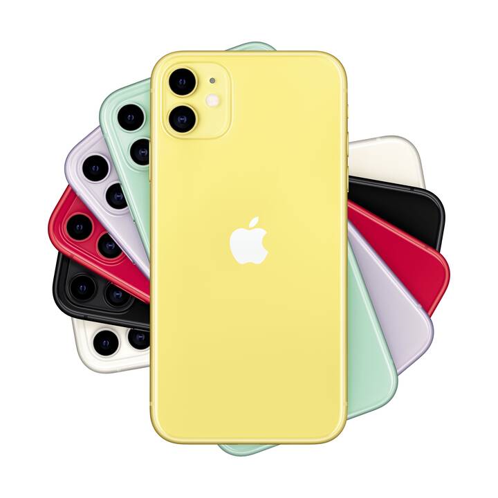 APPLE iPhone 11 (6.1", 64 GB, 12 MP, Gelb)