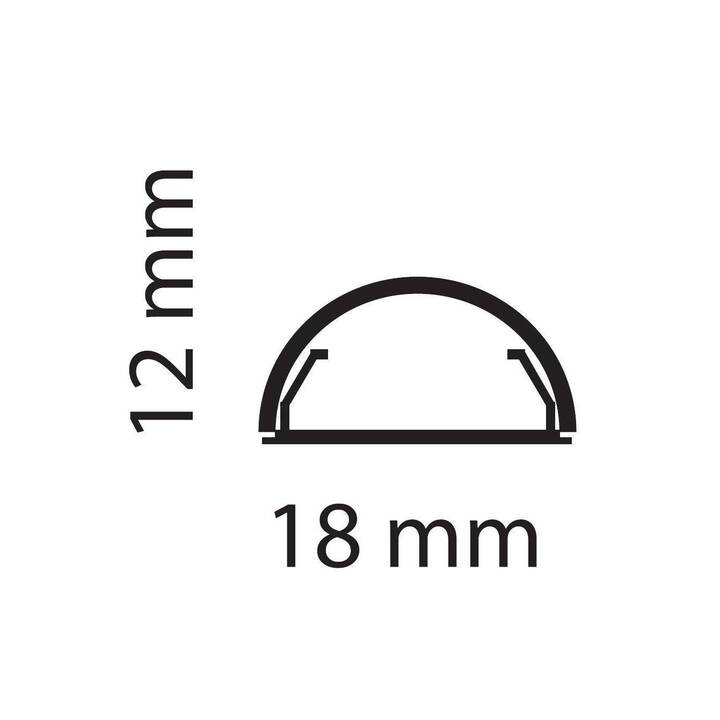 MULTIBRACKETS Conduits (1.1 m, 1 pièce)