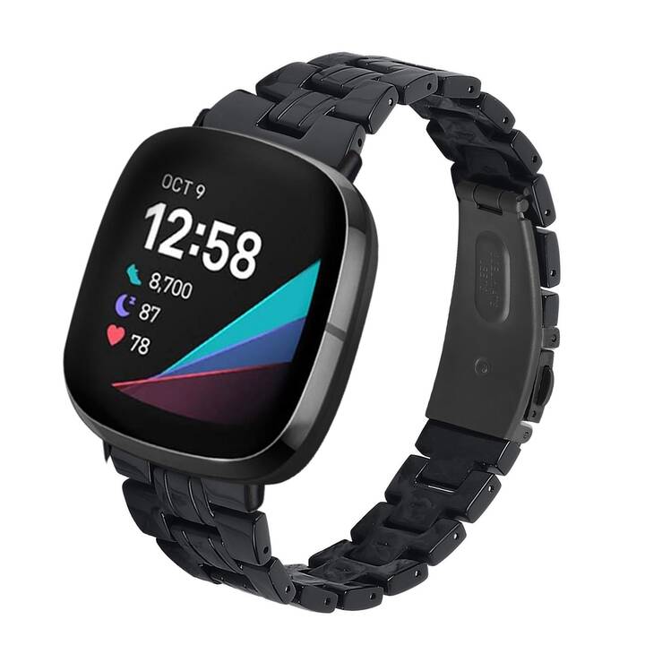 EG Cinturini (Fitbit Versa 3, Nero)