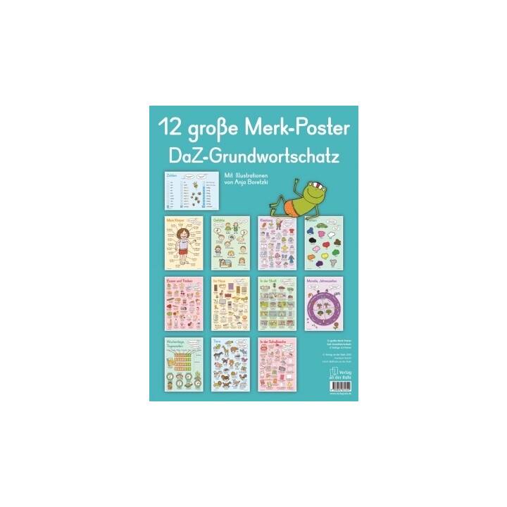 12 grosse Merk-Poster DaZ-Grundwortschatz - Interdiscount
