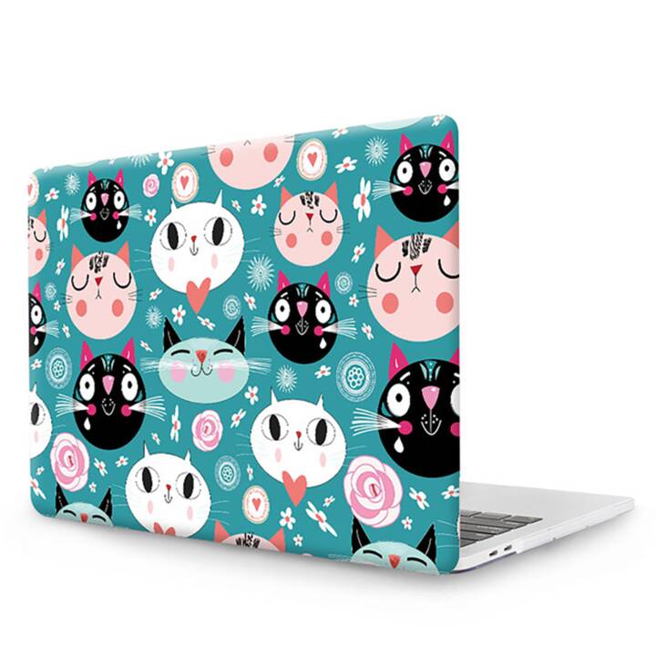 EG MTT Cover für MacBook Pro 13" - Cartoon Katzen