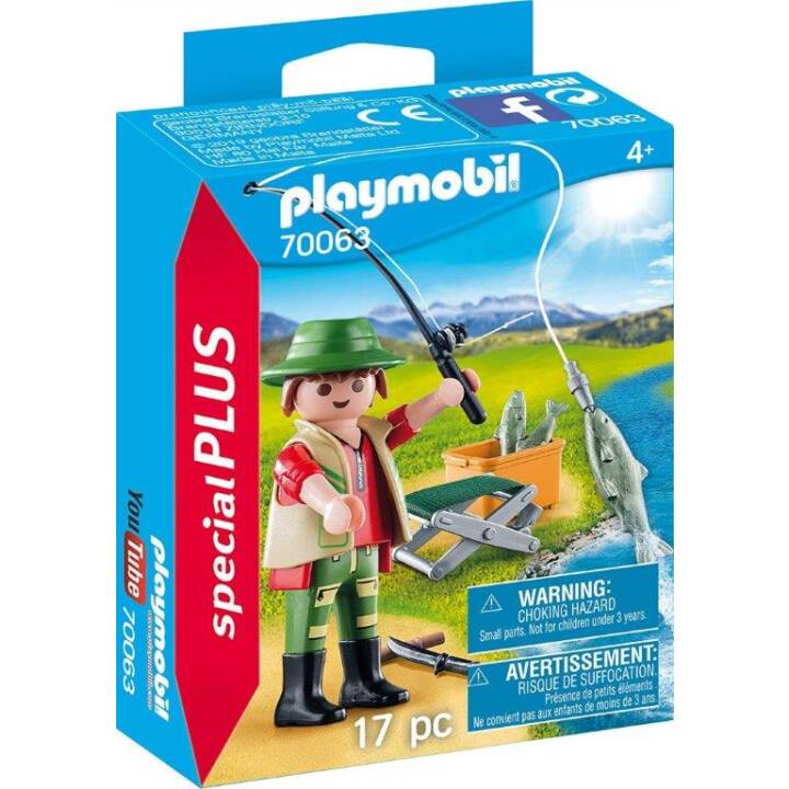 PLAYMOBIL Playmobil Special Plus Pêcheur à la ligne (70063)