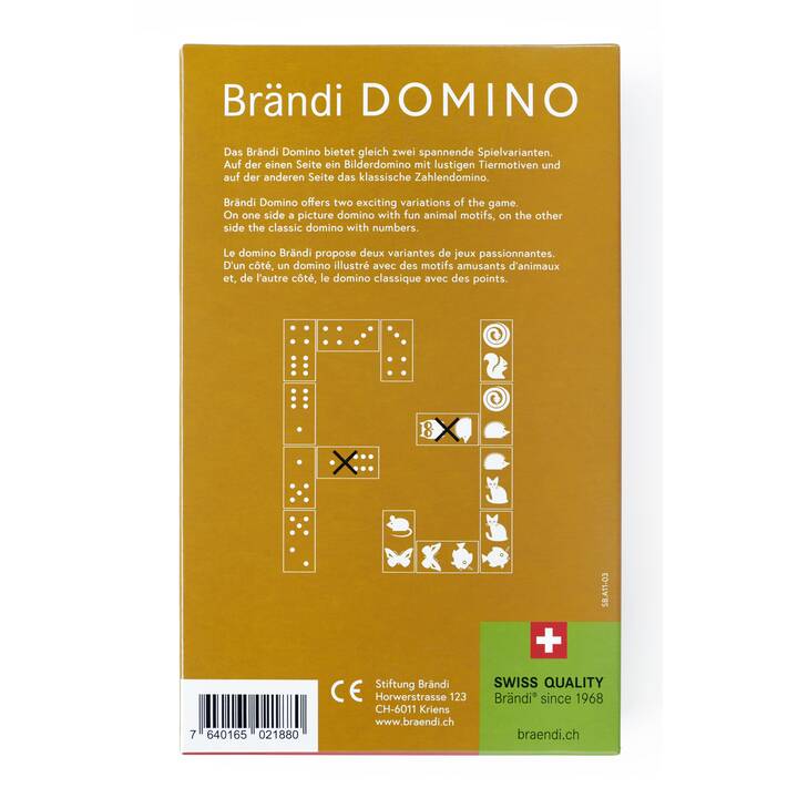BRÄNDI Domino Jeu de placement (DE)