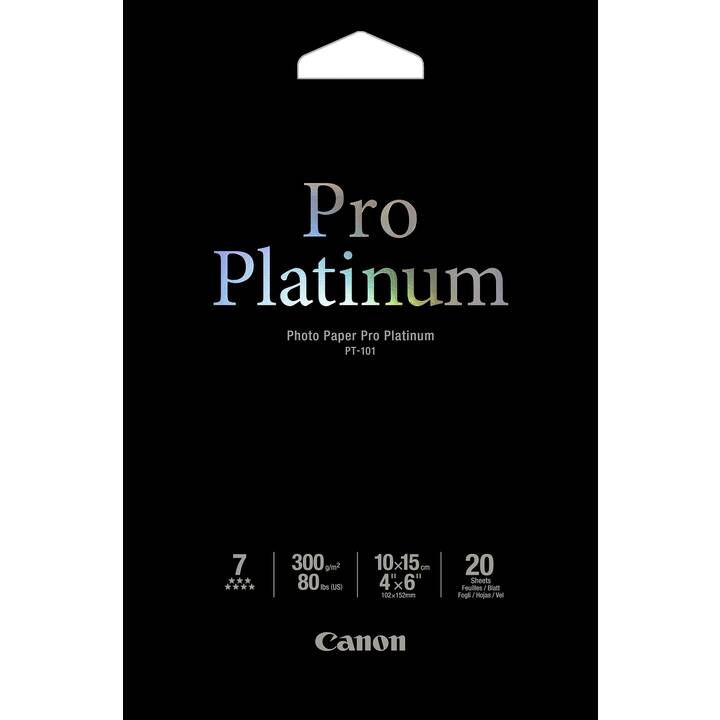 CANON Fotopapier (20 Blatt, 100 x 150 mm, 300 g/m2)