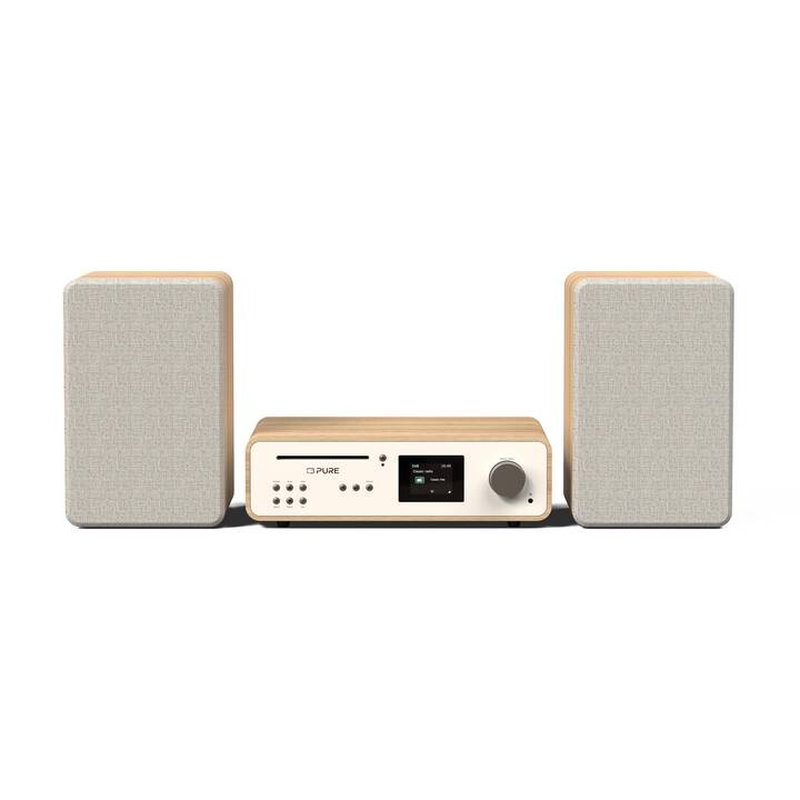 PURE Classic Stereo (Marrone chiaro, Bianco, Bluetooth, CD)