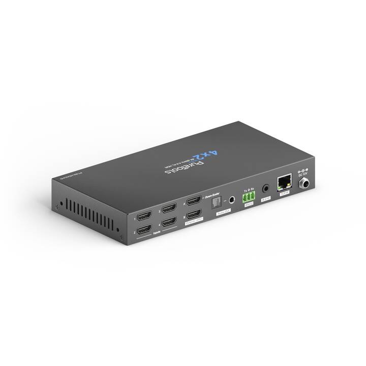 PURELINK PT-MA-HD42UHD Video-Switch (RS-232, 2 x HDMI Type A, Jack 3.5 mm, Toslink, Infrarosso, RJ-45)