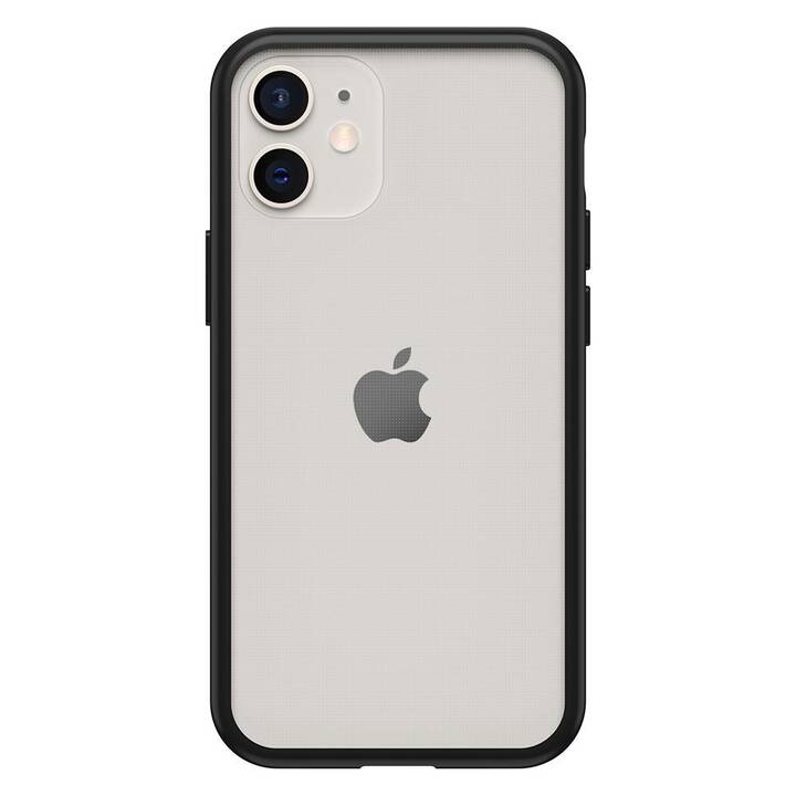 OTTERBOX Backcover React (iPhone 12, 12 Pro, Transparente, Nero)