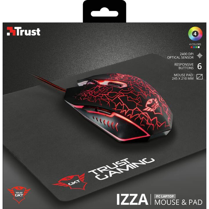 TRUST GXT 783 Mouse (Cavo, Gaming)