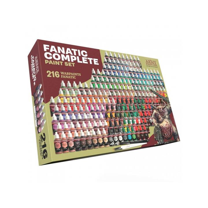 THE ARMY PAINTER Fanatic Complete Set de peinture (216 x 18 ml)