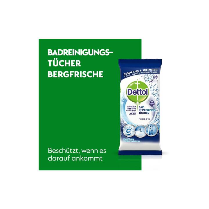 DETTOL Detergenti per bagni (60 pezzo)