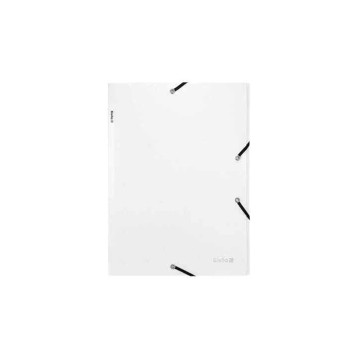 BIELLA Dossier à élastique (Blanc, A4, 1 pièce)