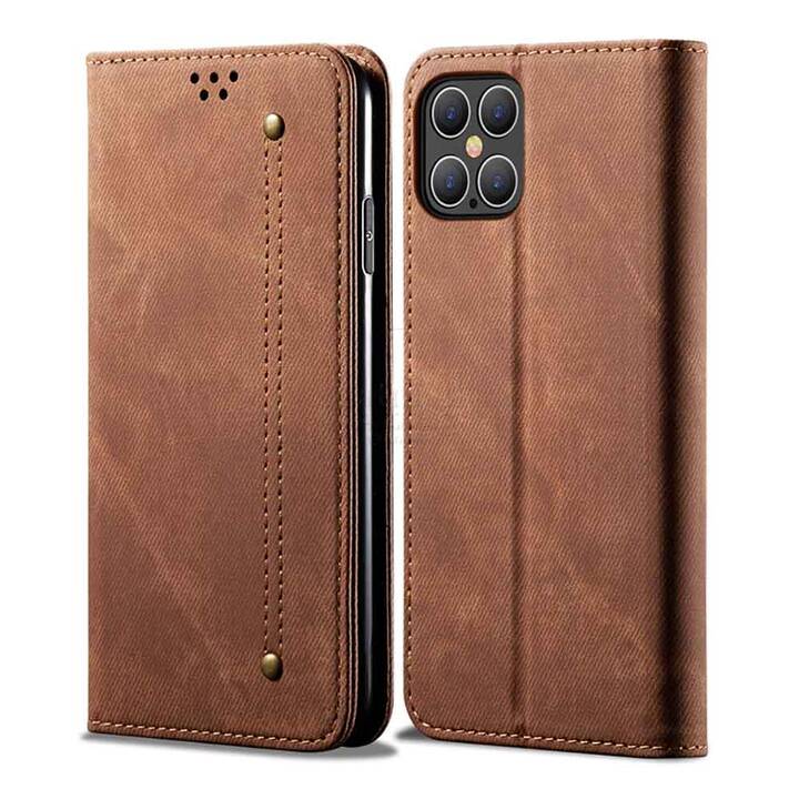 EG MornRise Wallet Case für Apple iPhone 12 Mini 5.4" (2020) - hellbraun