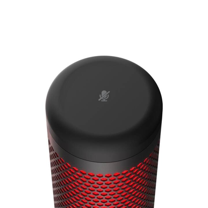 HYPERX QuadCast Microphone de table (Rouge, Noir)