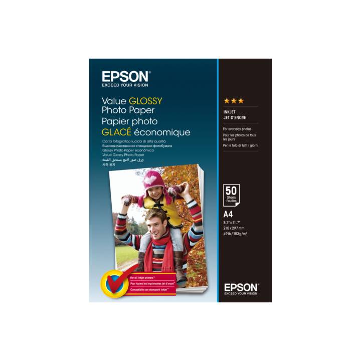 EPSON Carta fotografica (50 foglio, A4, 183 g/m2)
