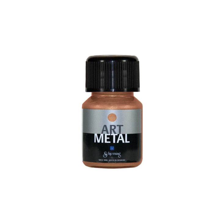 SCHJERNING Metallicfarbe (30 ml, Orange, Kupfer)