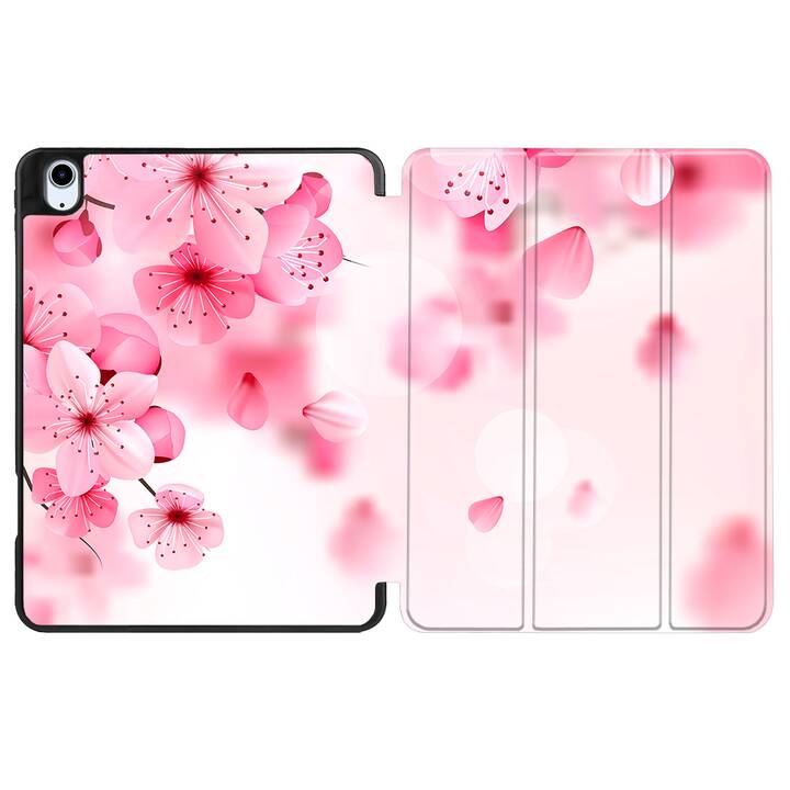 EG Hülle für iPad 10.2" (2021) 9. Generation - rosa - Blumen