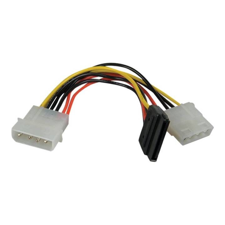 LINDY Câble d'alimentation (Fiche TT 4-polig, SATA, 4 Pin, 0.15 m)