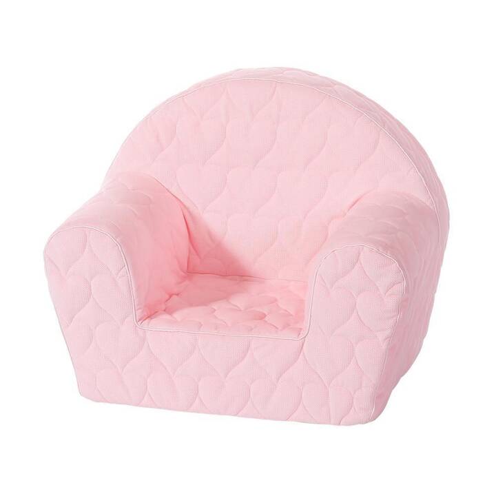KNORRTOYS Fauteuil d'enfant Cosy heart (Rose)