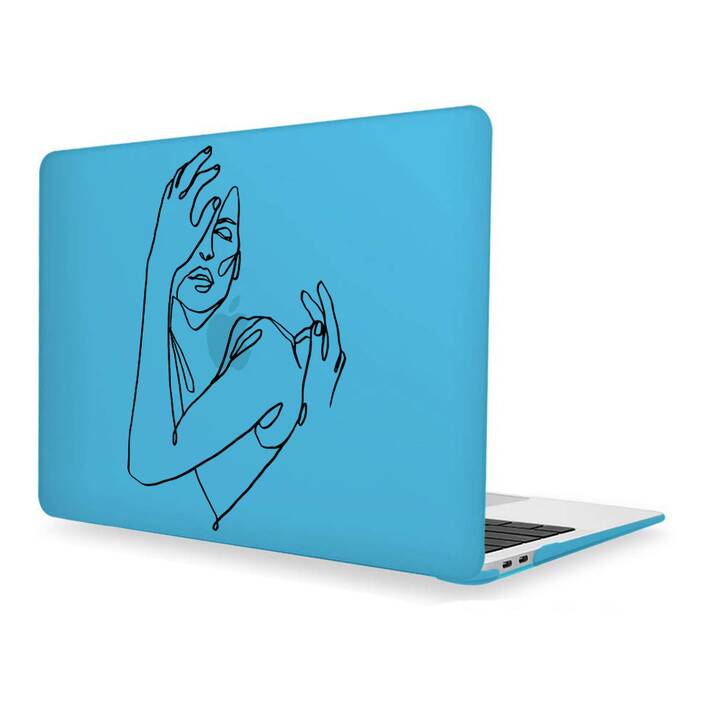 EG cover per Macbook Pro 16" Touchbar A2141 (2019) - disegno blu