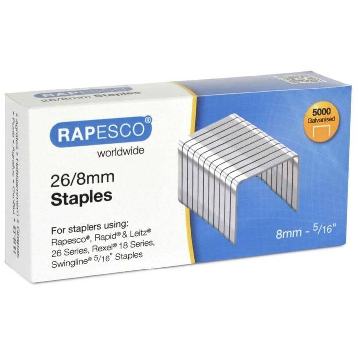 RAPESCO Graffette 26/8 (5000 pezzo)