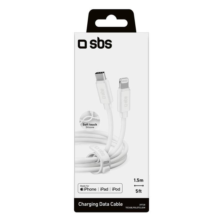 SBS Kabel (Lightning, USB Typ-C, 1.5 m)