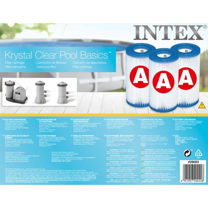 INTEX Cartouche de filtre (A, 11 cm)