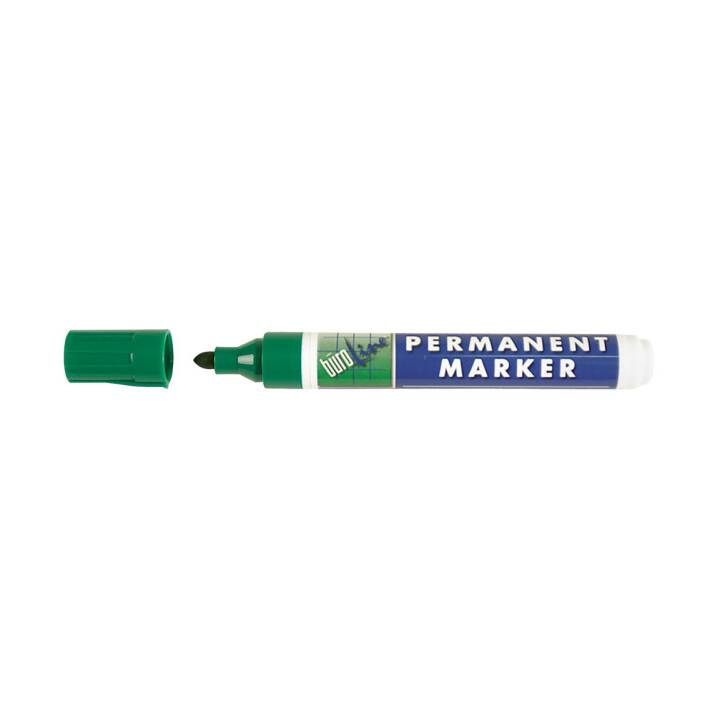 BÜROLINE Permanent Marker (Grün, 1 Stück)