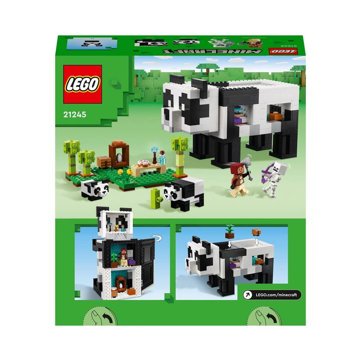 LEGO Minecraft Il rifugio del panda (21245)