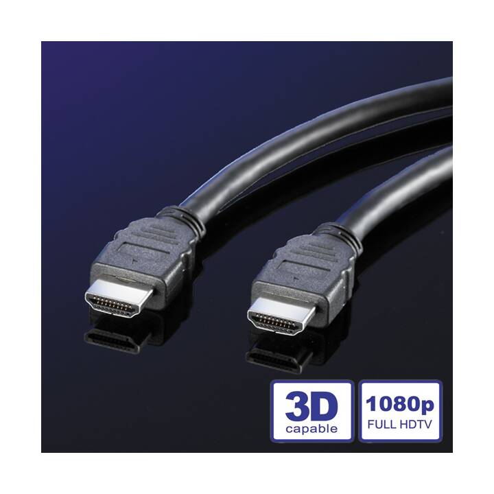 ROLINE HDMI mit Ethernetkabel - 1 m