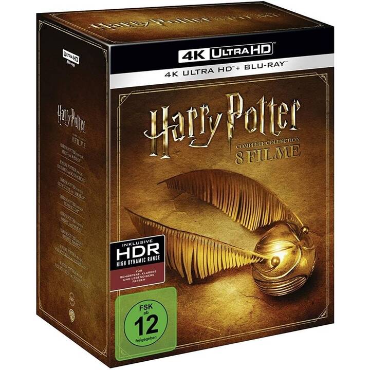 Harry Potter 1-7 - Complete Collection (4K Ultra HD, EN, DE)