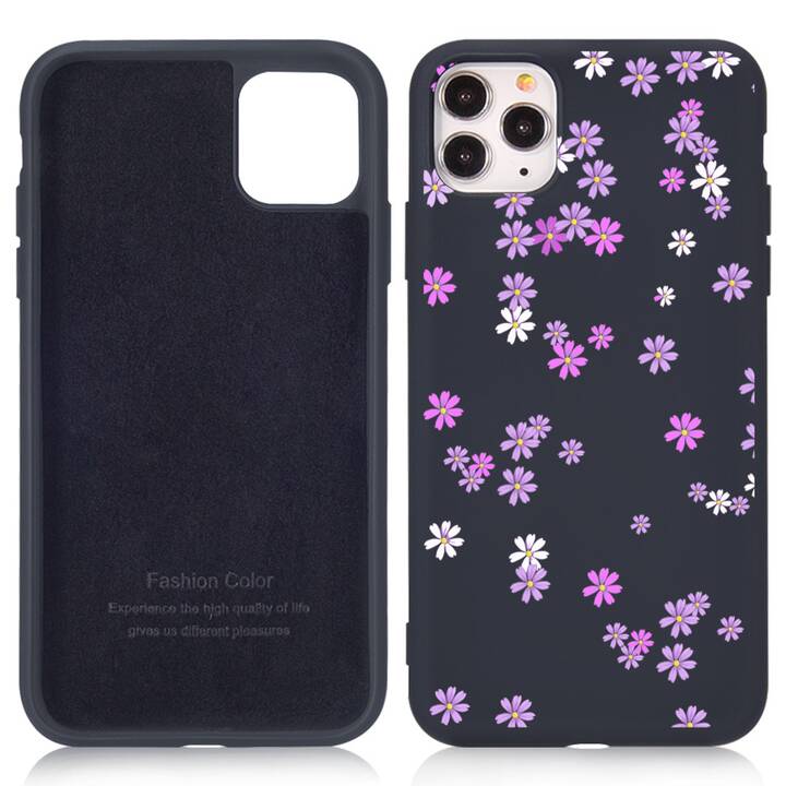 EG Huelle für iPhone 13 Mini 5.4" (2021) - schwarz - Blumen