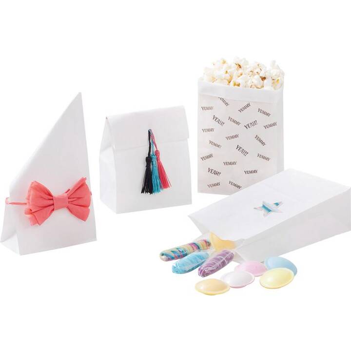 FOLIA Sachet cadeau (15 Stk, Blanc)